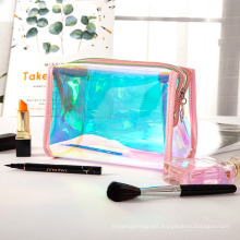 Transparent Lady Pouch Portable Cosmetic Bags New Design Wholesale Factory Custom Cosmetic Bag